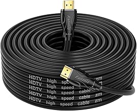 4K HDMI Cable 50ft, High Speed Hdmi 2.0 Cables &4K@60Hz 2K 1080P, Ultra High Speed Gold Plated Connectors hdmi Cord, Compatible with PlayStation Arc PS3 PS4 PC HDTV
