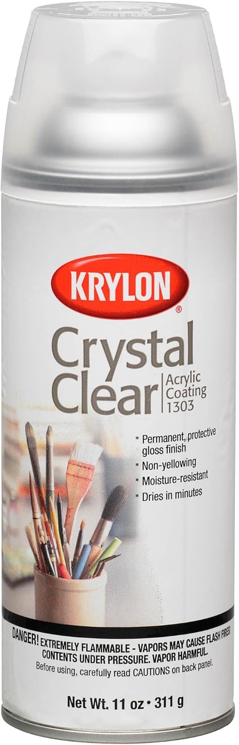 11 oz Krylon 1303 Crystal Clear Acrylic Coating Spray