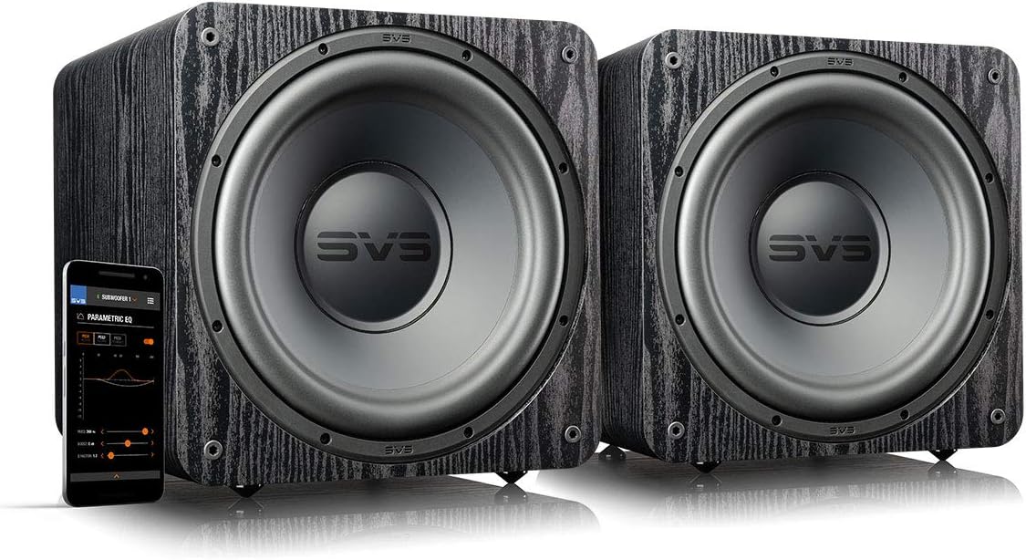SVS SB-1000 Pro Sealed Subwoofers - Pair (Premium Black Ash)