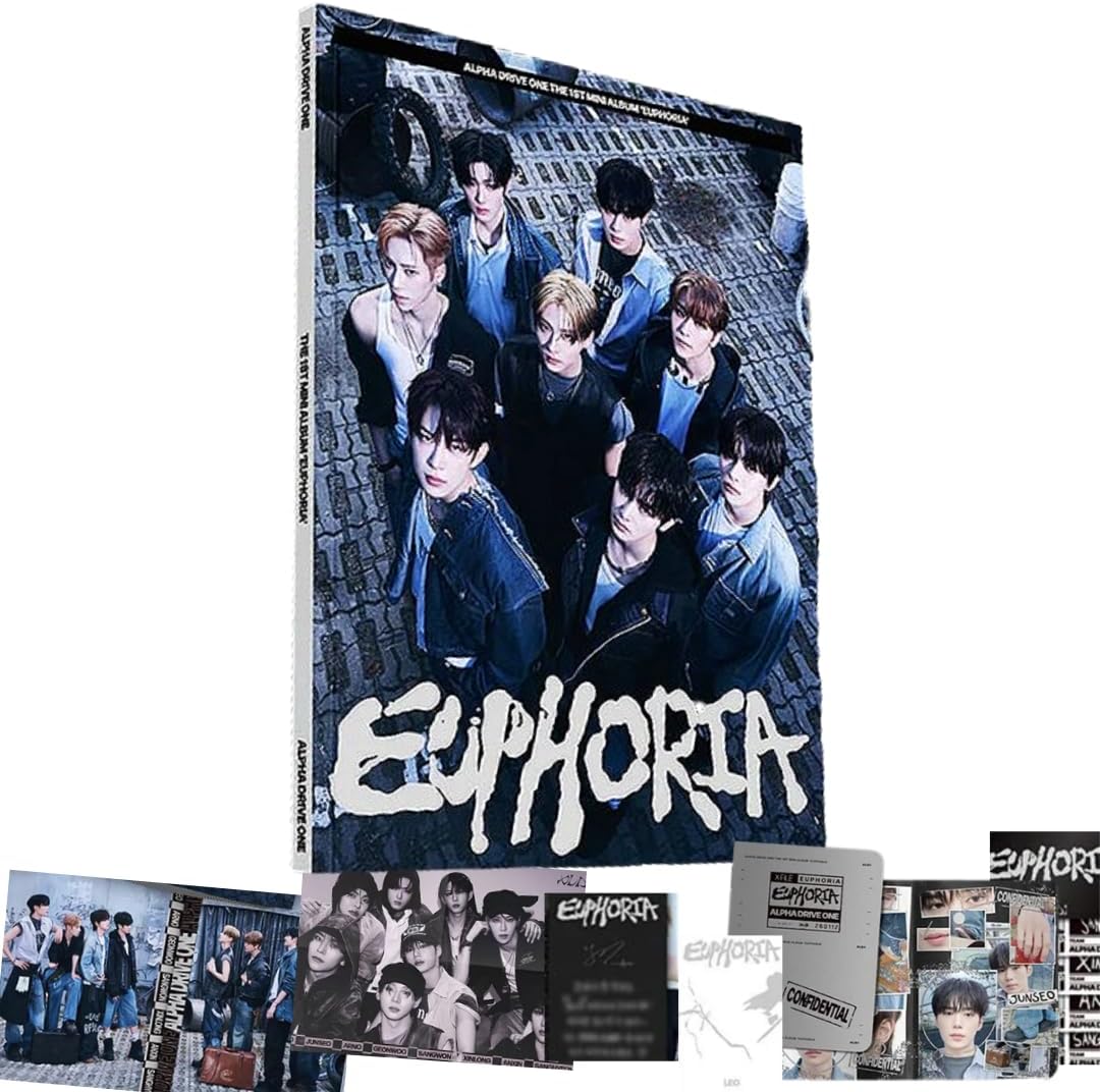 ALPHA DRIVE ONE EUPHORIA 1st Mini Album [FREAK ALARM Ver.] Photobook + CD + Photocard + Tracking Journal + Postcard (Freak Alarm)