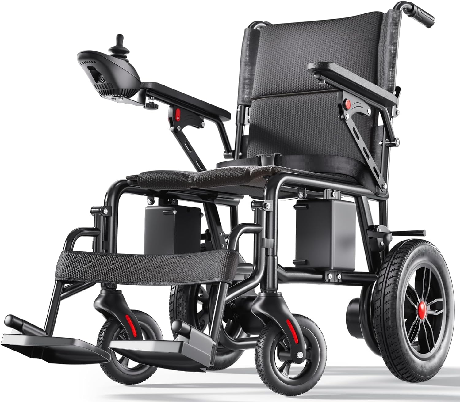 2026 New Upgrade Foldable Electric Wheelchairs for Adults,Seniors | 15 Miles Long Travel Range,Lightweight,Portable Motorized Wheelchairs,300LBS Weight Capacity,FSA&HSA Eligible,All Terrain