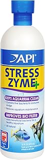 API STRESS ZYME Freshwater and Saltwater Aquarium Cleaning Solution 16-Ounce Bottle