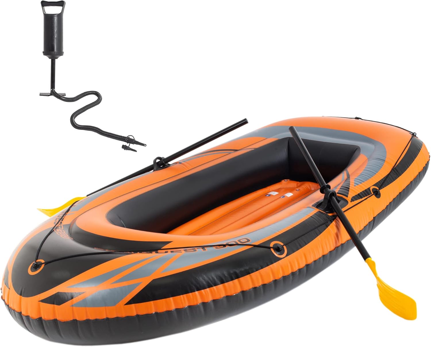 M.Y Sea Quest 300 Two Man Inflatable Boat Set including Dinghy Boat, Oar and Paddle 234 x 135cm