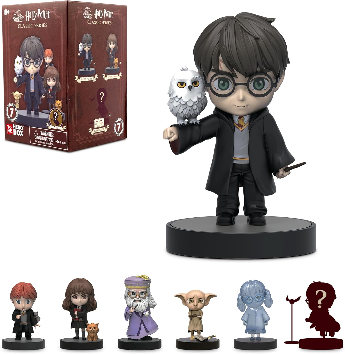 YuMe Harry Potter Blind Box (1 Pack) - 3" Classic Series Inspired Figurines, Collectible Figures Blind Box for Fans & Kids - Ideal Gift for Birthdays, Holidays & Collectors, Ages 8+
