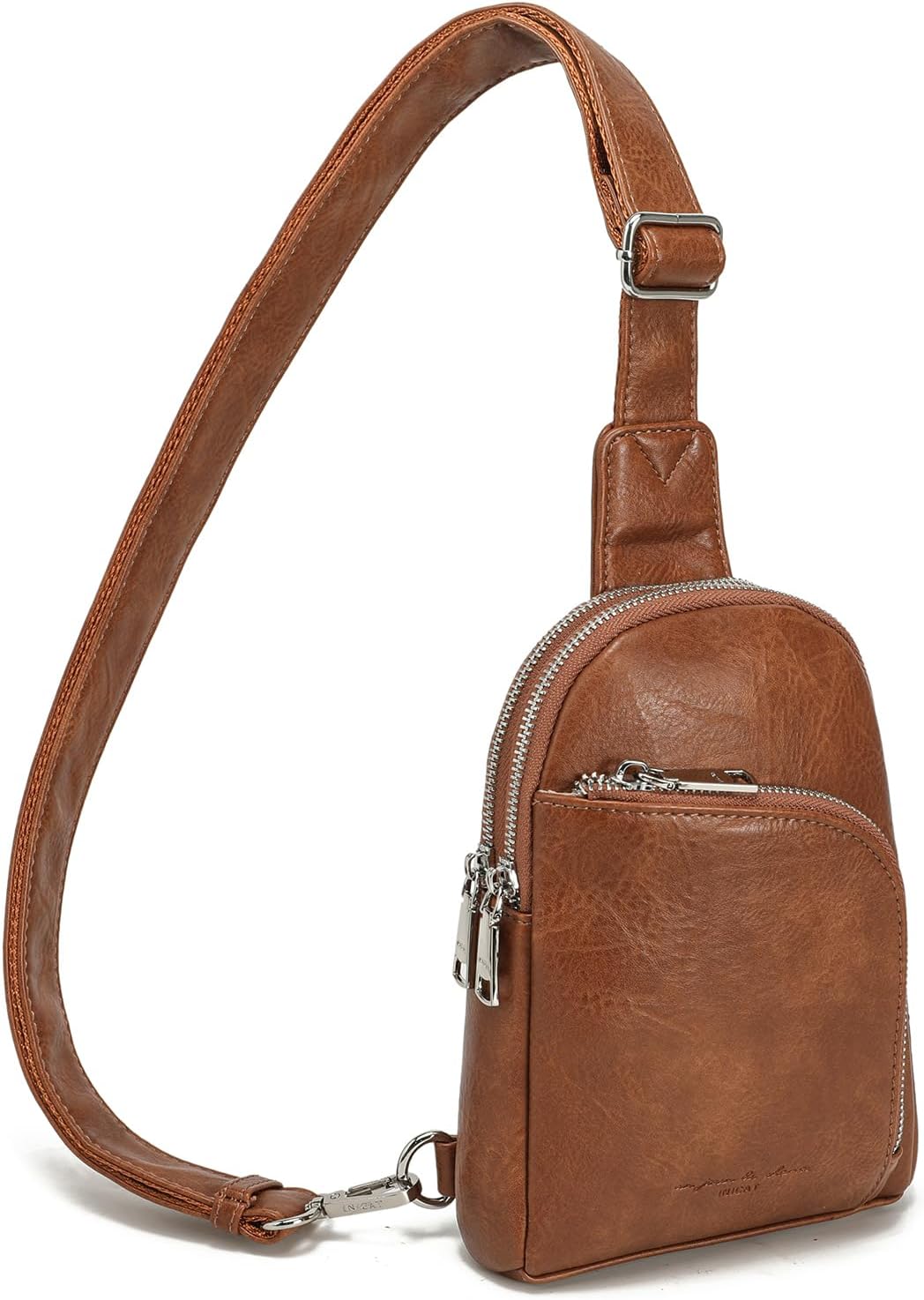 INICAT RFID Blocking Small Crossbody Sling Bags Chest bag for Women 1.9 Liter