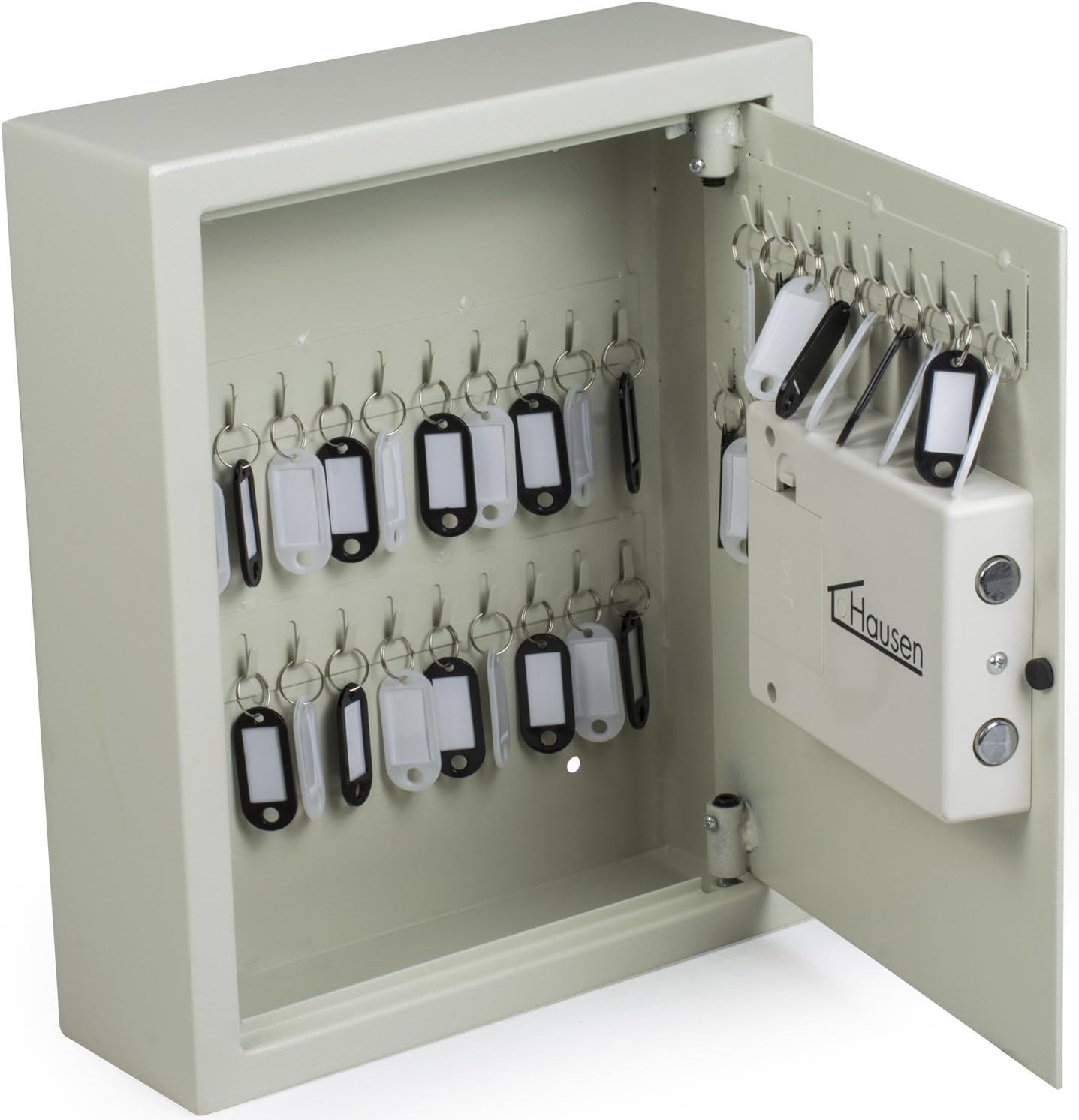 Hausen Wall Mounted 48 Key Electric Combination Lock Cabinet Safe