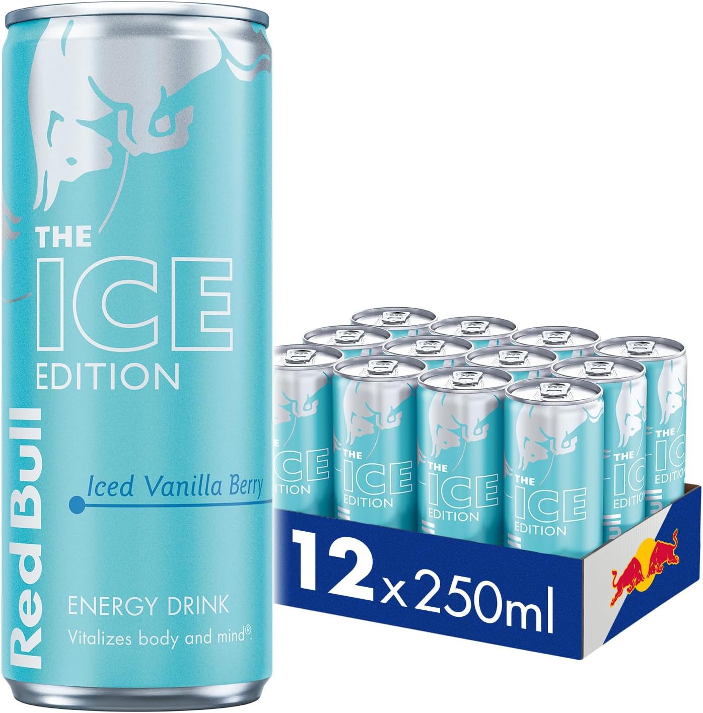 Red Bull Winter Iced Vanilla Berry Edition, 12 x250 ml