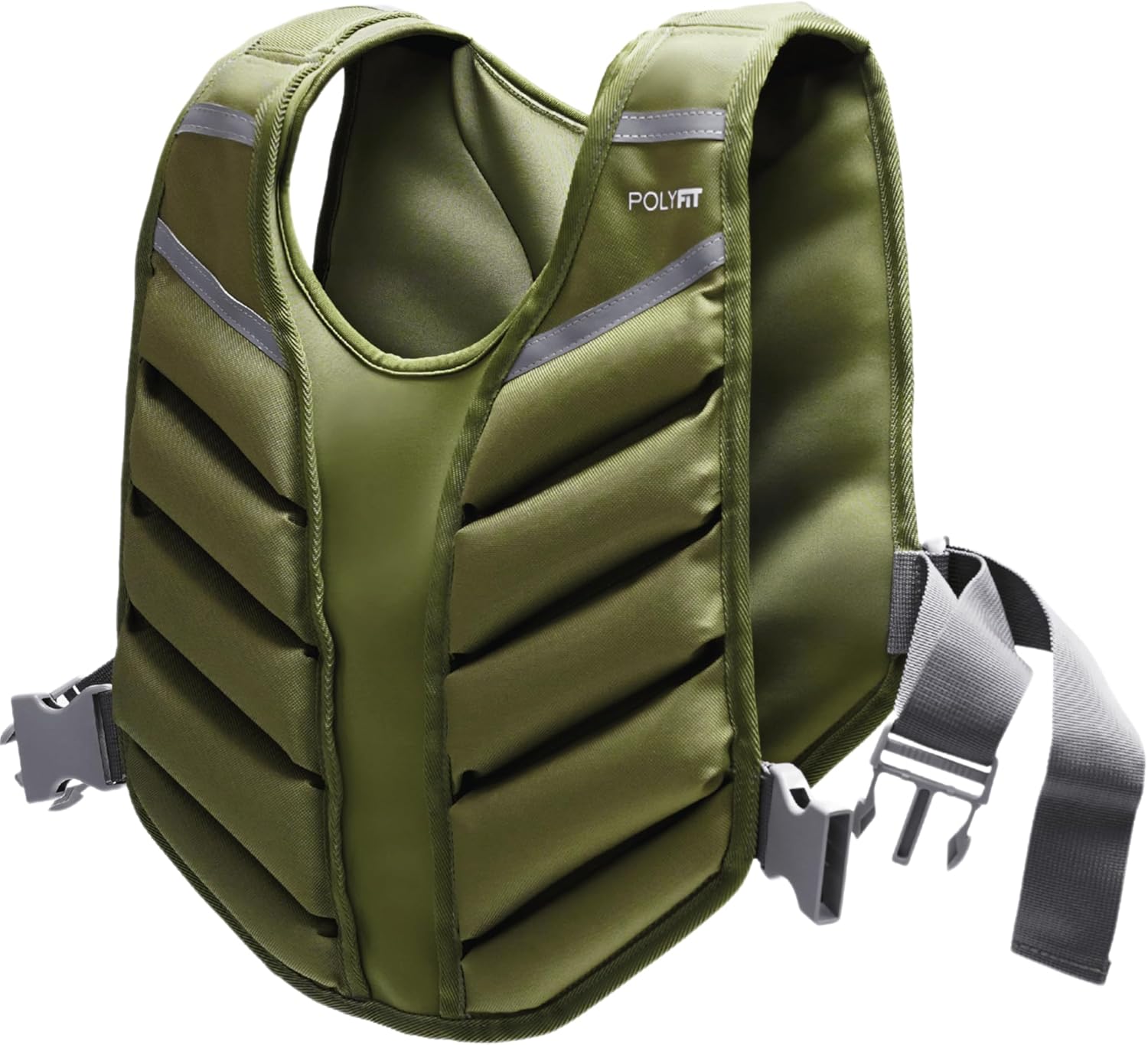 Polyfit (Sierra) Weighted Vest for Workout – 10lb, 15lb, 20lb – Weight Vest for Men & Women - Enhance Strength Training & Endurance