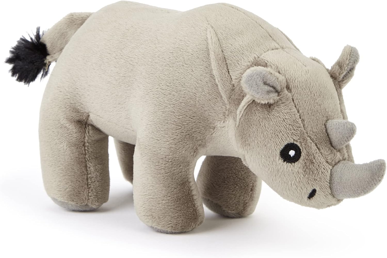 Zappi Co Children's Soft Cuddly Plush Toy Animal - Perfect Perfect Soft Snuggly Playtime Companions for Children (12-15cm /5-6") (Rhino)