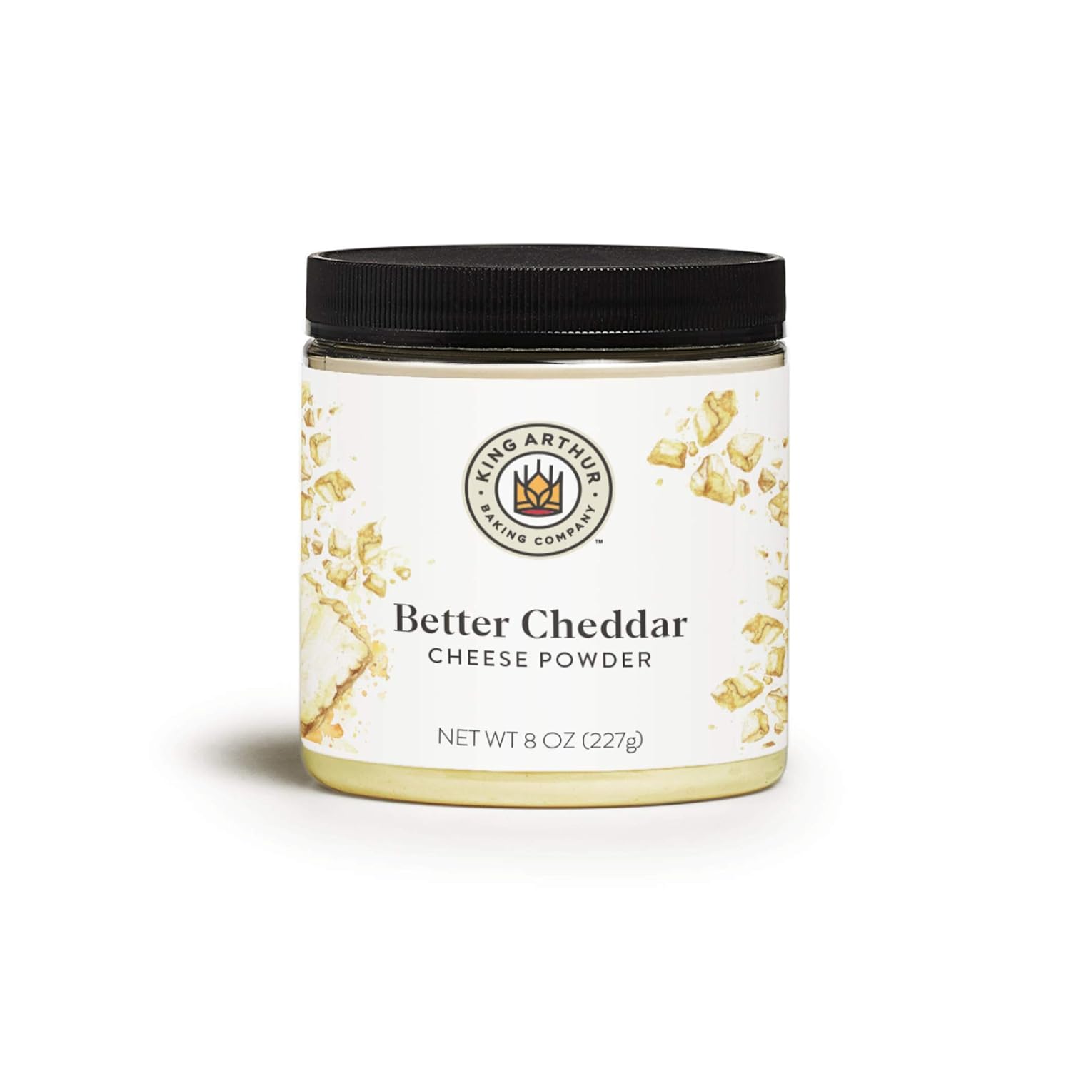 King Arthur Better Cheddar Cheese Powder: Premium Sharp Cheddar Flavor for Popcorn, Pasta, and More - Versatile Cooking Ingredient in 8 oz Reusable Jar - Elevate Your Dishes with Rich, Authentic Taste