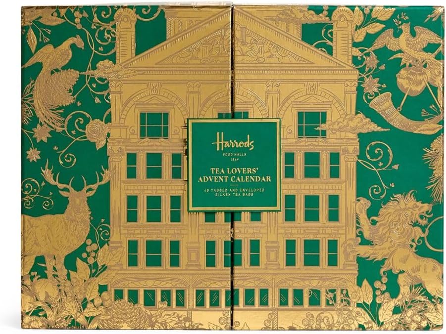 Harrods Tea Lovers' Advent Calendar, 24 Teas and Envelopes