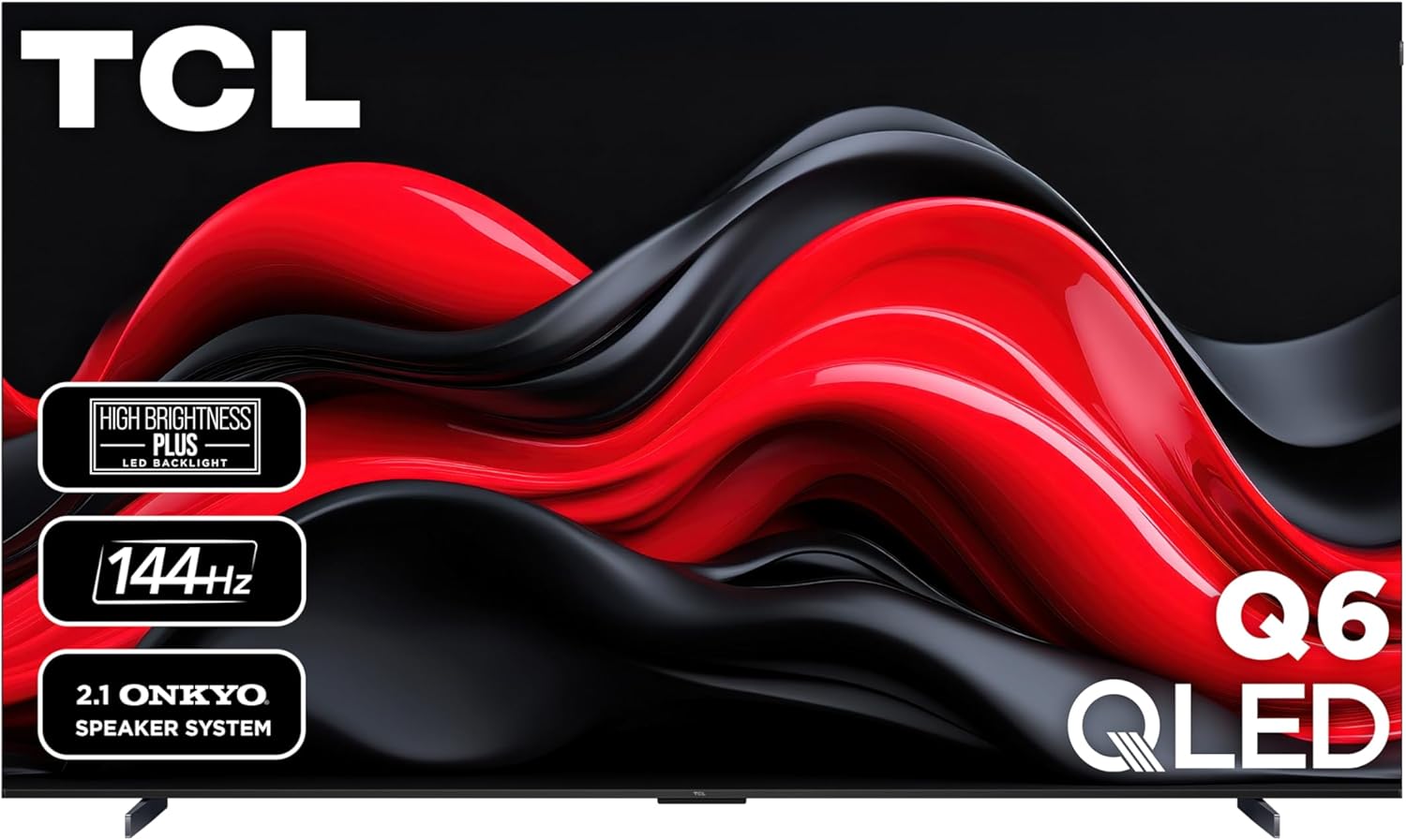 TCL 98-Inch Q65 QLED 4K UHD Smart TV with Google TV (98Q651G, 2024 Model) Dolby Vision, Dolby Atmos, HDR Pro+, Game Accelerator Enhanced Gaming, Voice Remote, Works with Alexa, Streaming Television