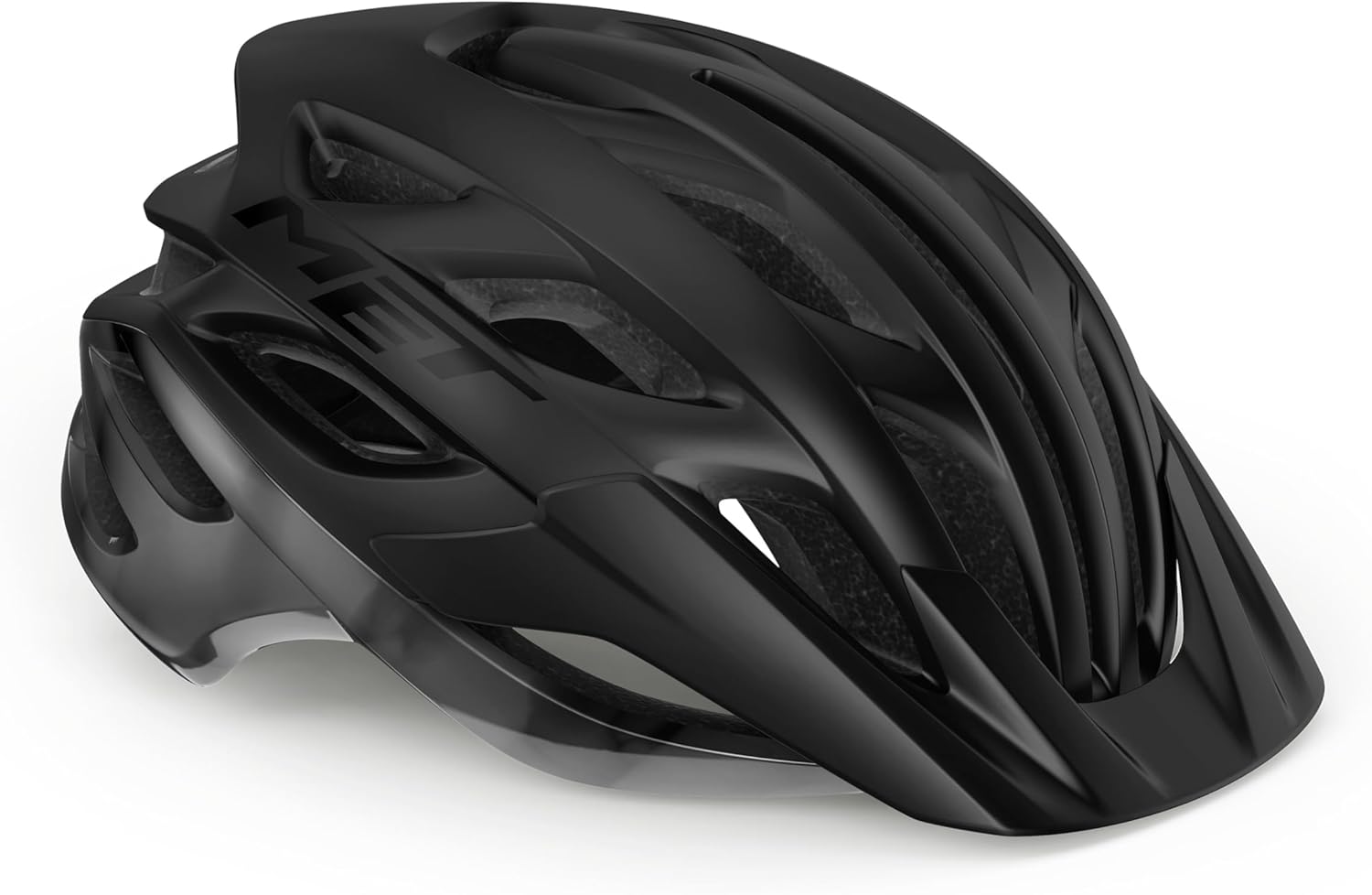 MET - Veleno Mountain Bike Helmet In Black Size Medium (56-58 cm)