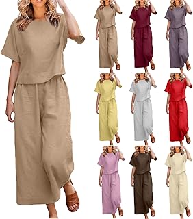 Lightning Deals Of Today Prime Sales Clearance Today Deals Prime Linen Set For Women Linen Shirts For Women Travel Lounge Sets For Women Linen Sets For Women 2 Piece Velour Tracksuit Womens