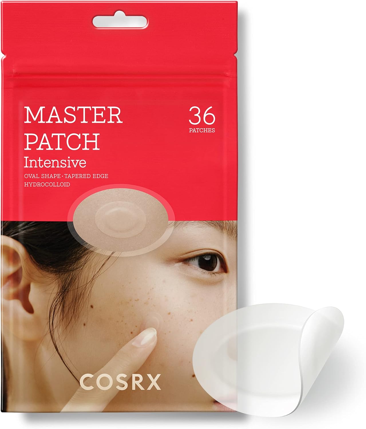 COSRX Master Pimple Patch Intensive 36 Patches Value Pack | Patch in 2 Sizes | Oval Hydrocolloid Pimple Patches with Tea Tree Oil fot Spot, Zit, Pimple Treatment