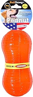 Ruff Dawg Peanut Crunch Rubber Dog Toy Assorted Neon Colors