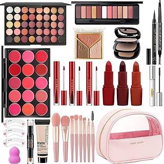 MISS ROSE M All In One Full Makeup Kit for Women, Multipurpose Makeup Sets, Beginners and Professionals Alike, Easy to Carry(Pink)