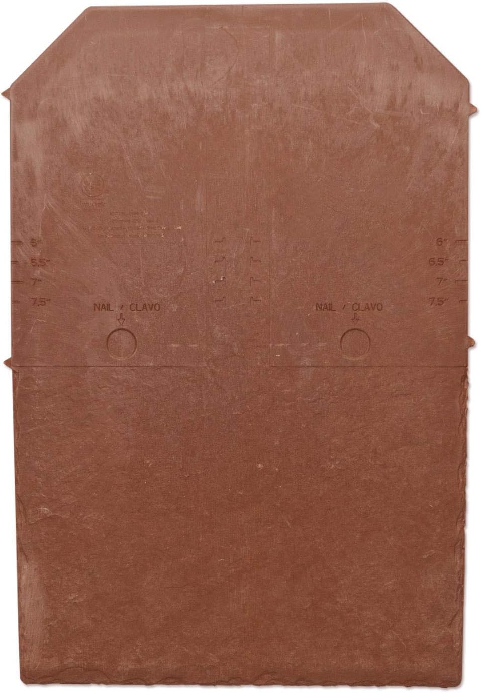 Roof Tile Lightweight Strong Synthetic Plastic Roofing Shingle - Red Rock