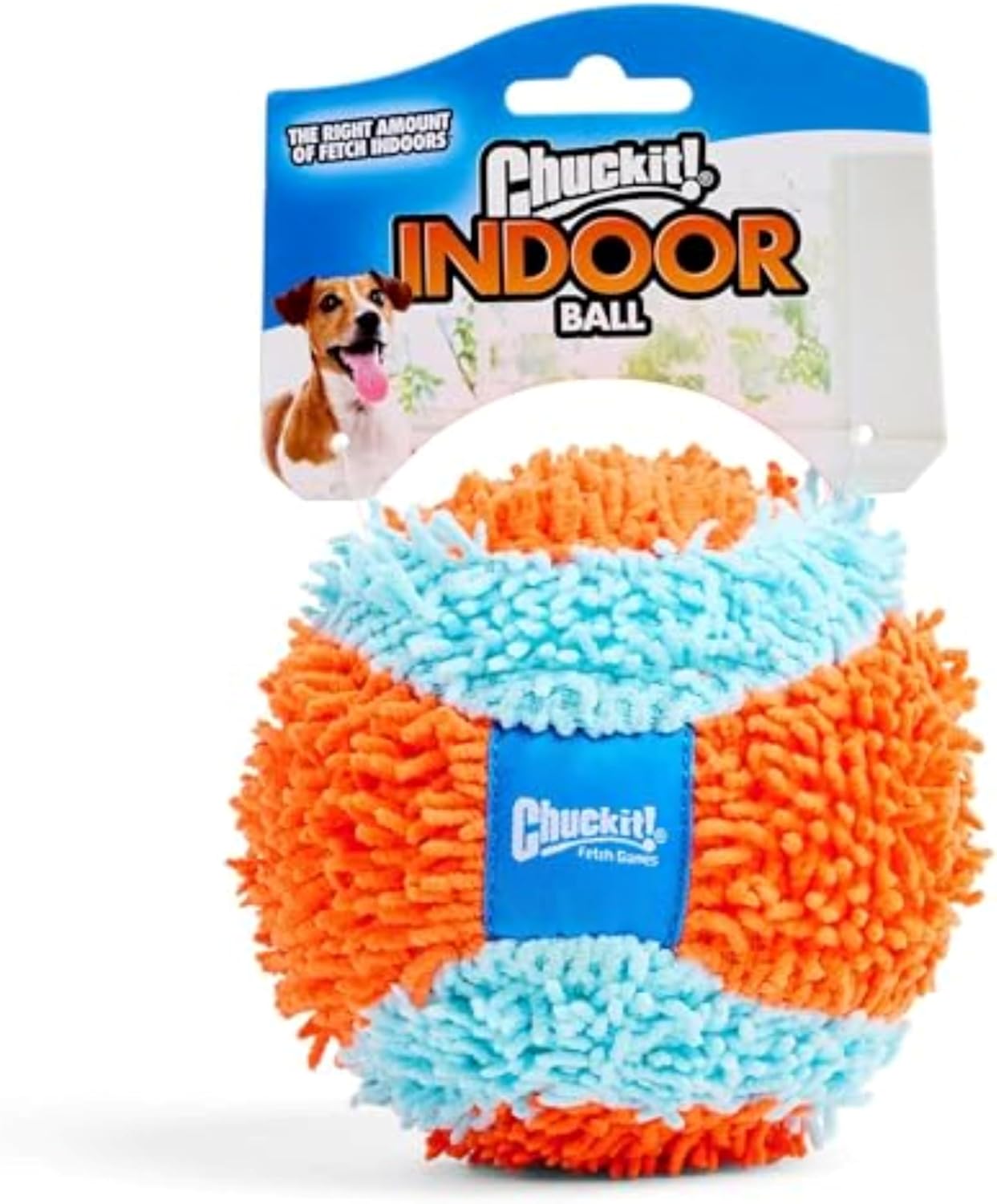 Chuckit! Indoor Dog Ball Dog Toys No Stuffing Dog Toys, Interactive Toys For Dogs Soft Ball Toy for Boredom, Medium 11cm