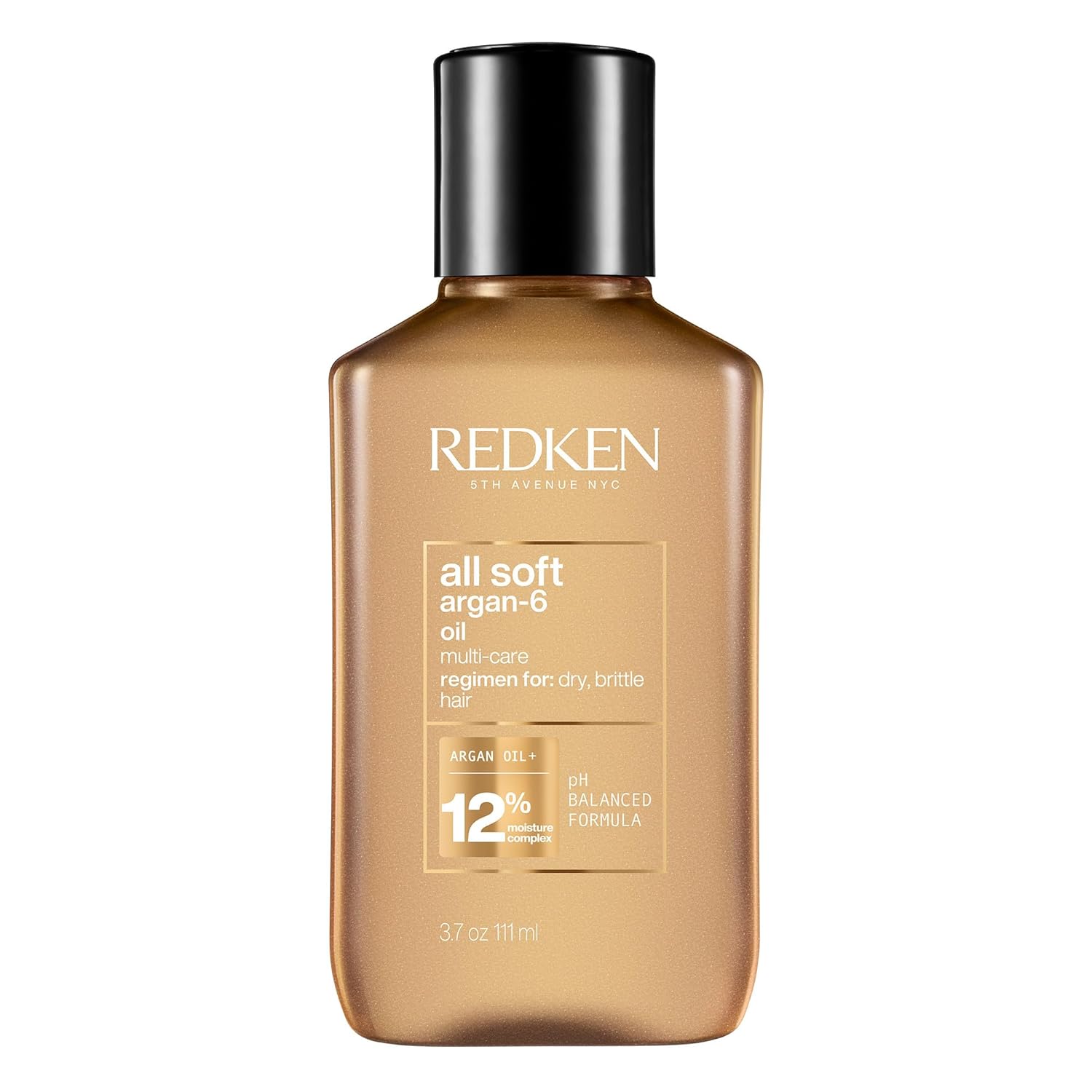 Redken All Soft Argan-6 Oil Treatment For Dry Hair - Deeply Conditions Hair, Adds Softness and Shine With Argan Oil