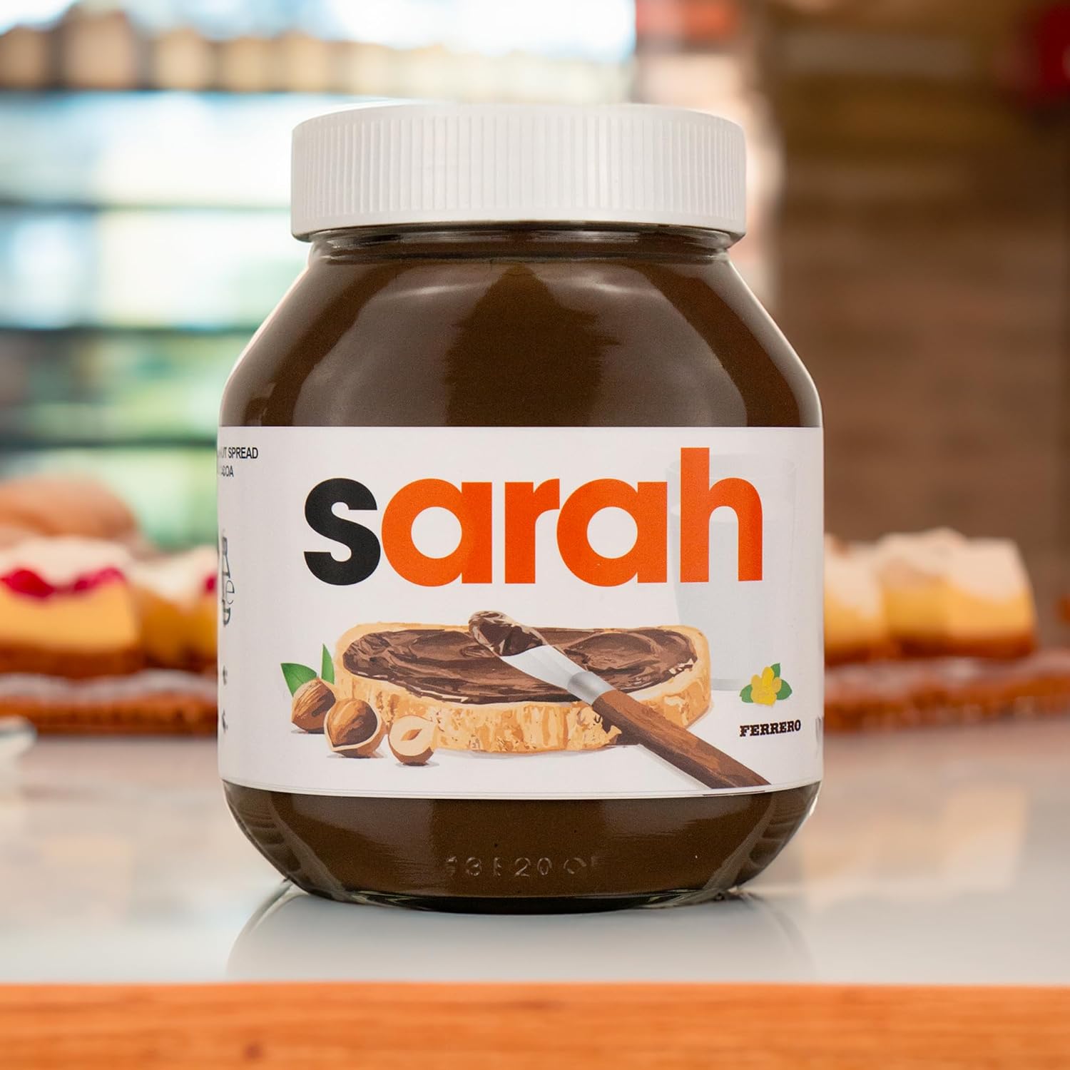 Personalised Chocolate Gift Box for Nutella 750g Jar, Chocolates Gift Box for Every Occasion, Personalised Chocolate Gift, Chocolate Valentines Gifts For Her, Chocolate Gift Box (Original design)