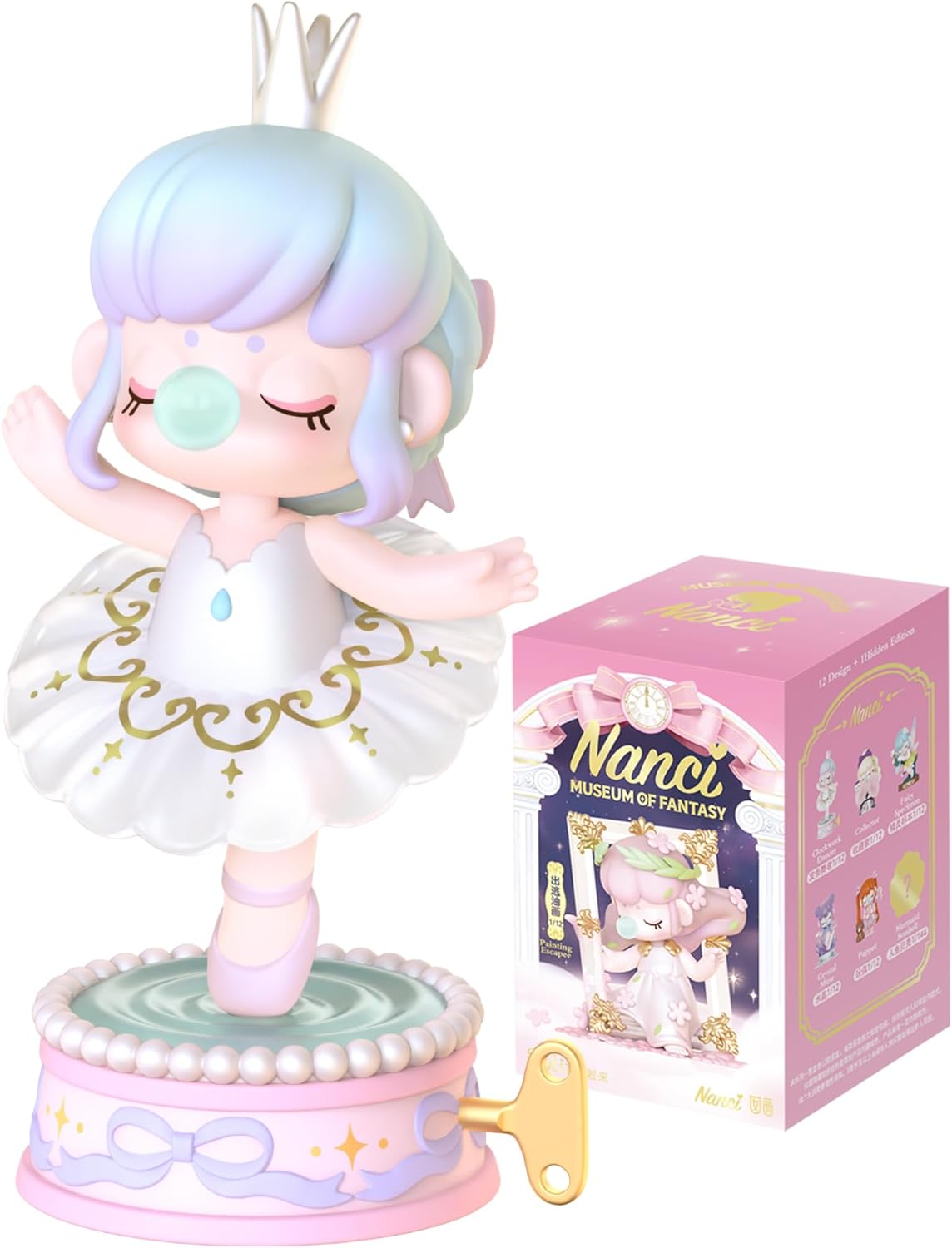 Rolife Nanci Blind Box Action Figure Toys-Fantasy Museum- Cute Kawaii Mini Dolls 3.5" Collectable Figurines Birthday Gifts for Girls Boys, 1PC