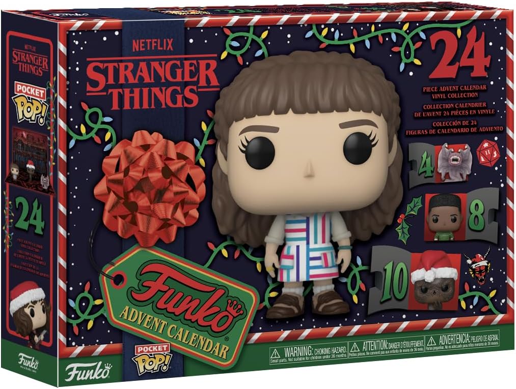 Funko Advent Calendar: Stranger Things 2024 - Vecna - 24 Days of Surprise - Collectable Vinyl Mini Figures - Mystery Box - Gift Idea - Holiday Xmas for Girls, Boys & Kids - Christmas Countdown