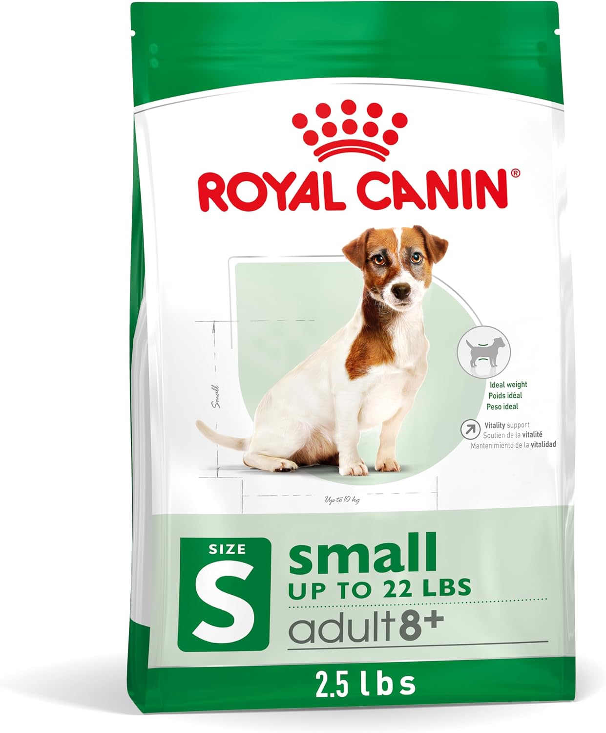 ROYAL CANIN Size Health Nutrition Small 8+ Senior Dry Dog Food, 2.5 lb Bag