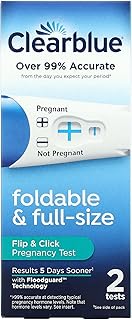 Clear Blue Flip & Click Pregnancy Test, 2 Tests