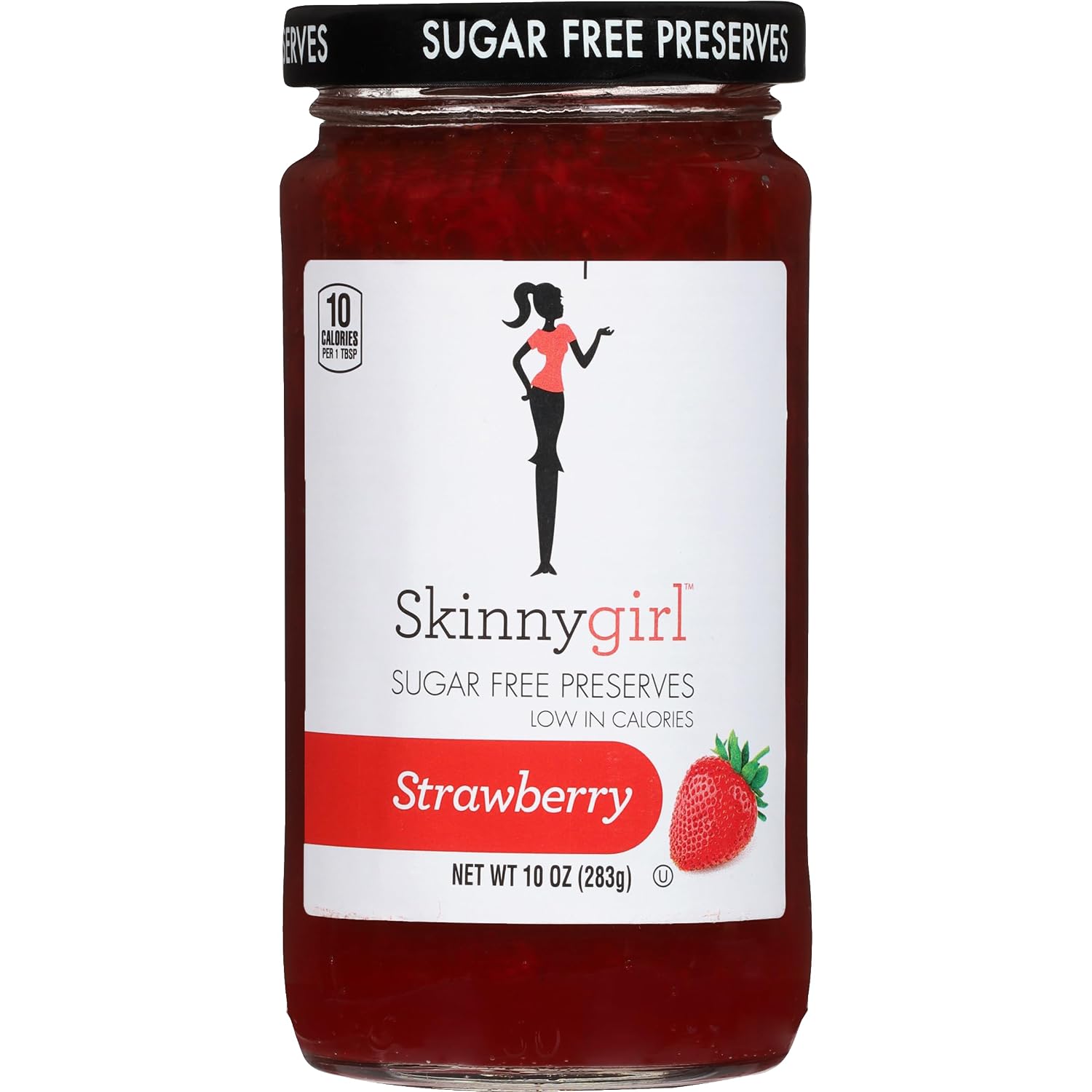 Skinnygirl Sugar Free Kosher Preserves, Strawberry, 10 Ounce (Pack of 6)