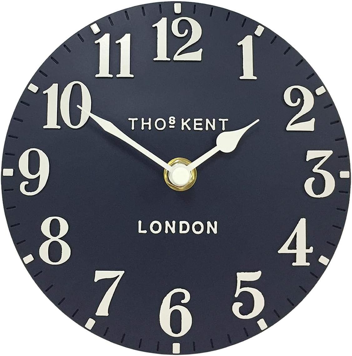 Thomas Kent Mini Collection Arabic Mantel Clock Ink Blue 6"