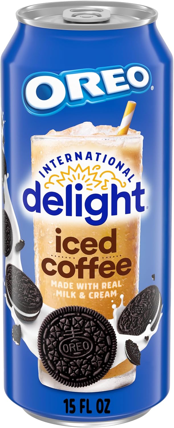 International Delight Iced Coffee, Oreo Cookie, 15 Fl Oz, Pack of 12