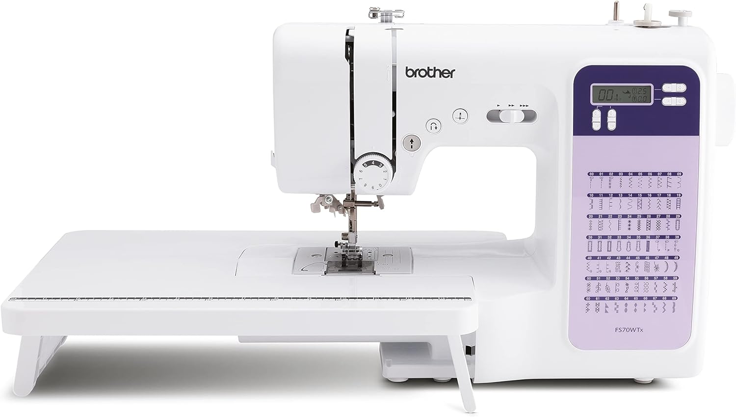 Brother FS70WTX Sewing and Quilting Machine, White
