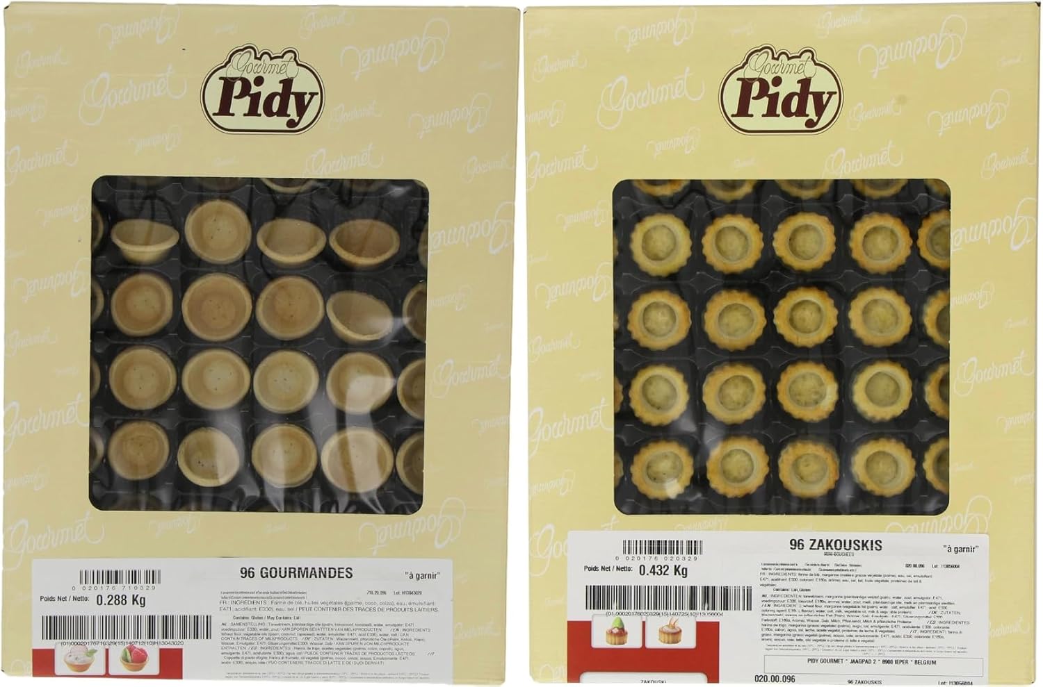 Pidy Bundle - Zakouski & Gourmande - 2 x 96 Portions