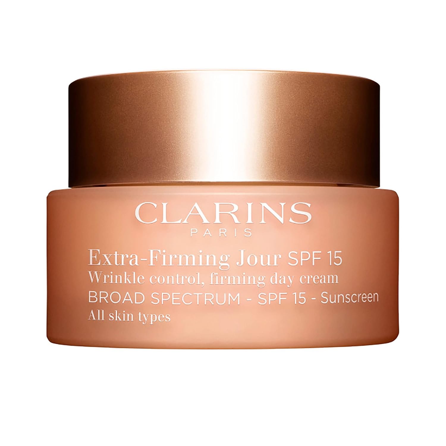 Clarins Extra-Firming Day Cream SPF 15 | Anti-Aging Moisturizer | UVA/UVB Protection | Visibly Regenerated, Firmer Skin* | Boosts Radiance