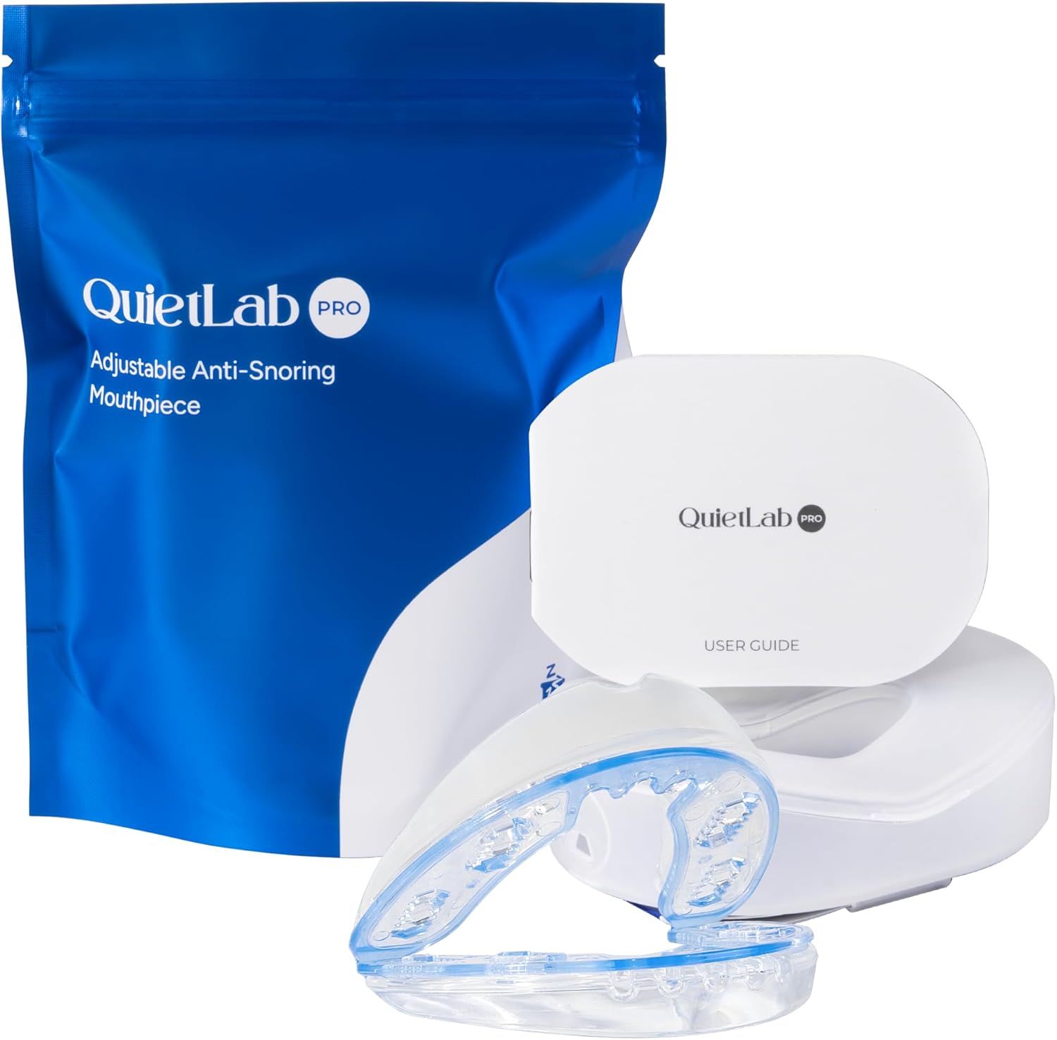 QUIETLAB® Mouth Guard for Sleeping - Anti-Snoring Device, Custom Fit | FDA Cleared Snoring Relief - Medical Grade & BPA-Free Material - Custom Fit Mouthpiece - Anti-Snoring Device