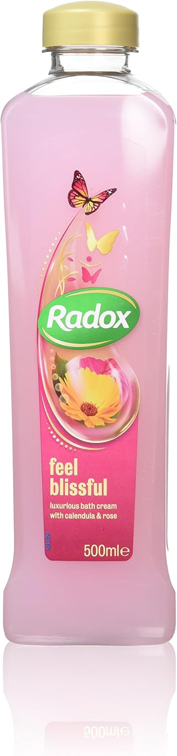 Radox Feel Blissful Bath Soak with Calendula and Rose, 500 ml, Pack of 6