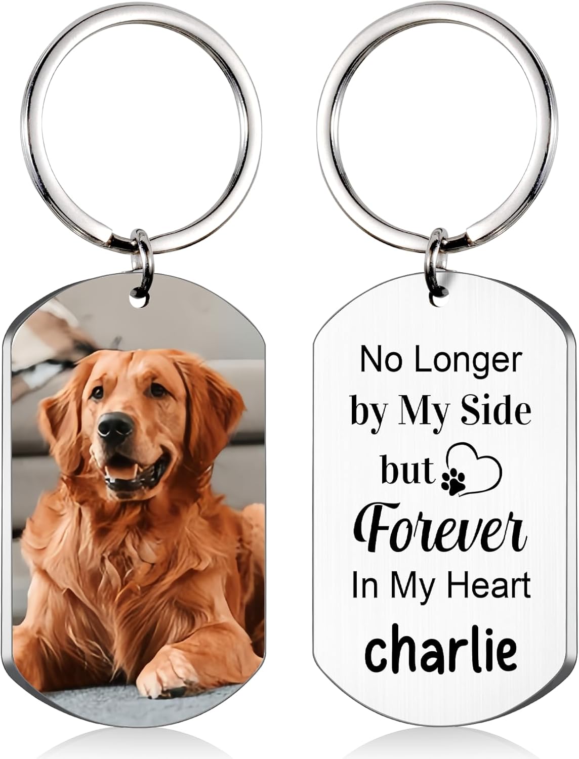 Pet Memorial Gifts, Personalized Pet Photo Keychain, Custom Pet Memorial Keychains, Pets Remembrance Gift, Loss of Pet Sympathy Gifts, Dog Memory Gift for Loss of Dog, Dogs Cats Passing Away Present
