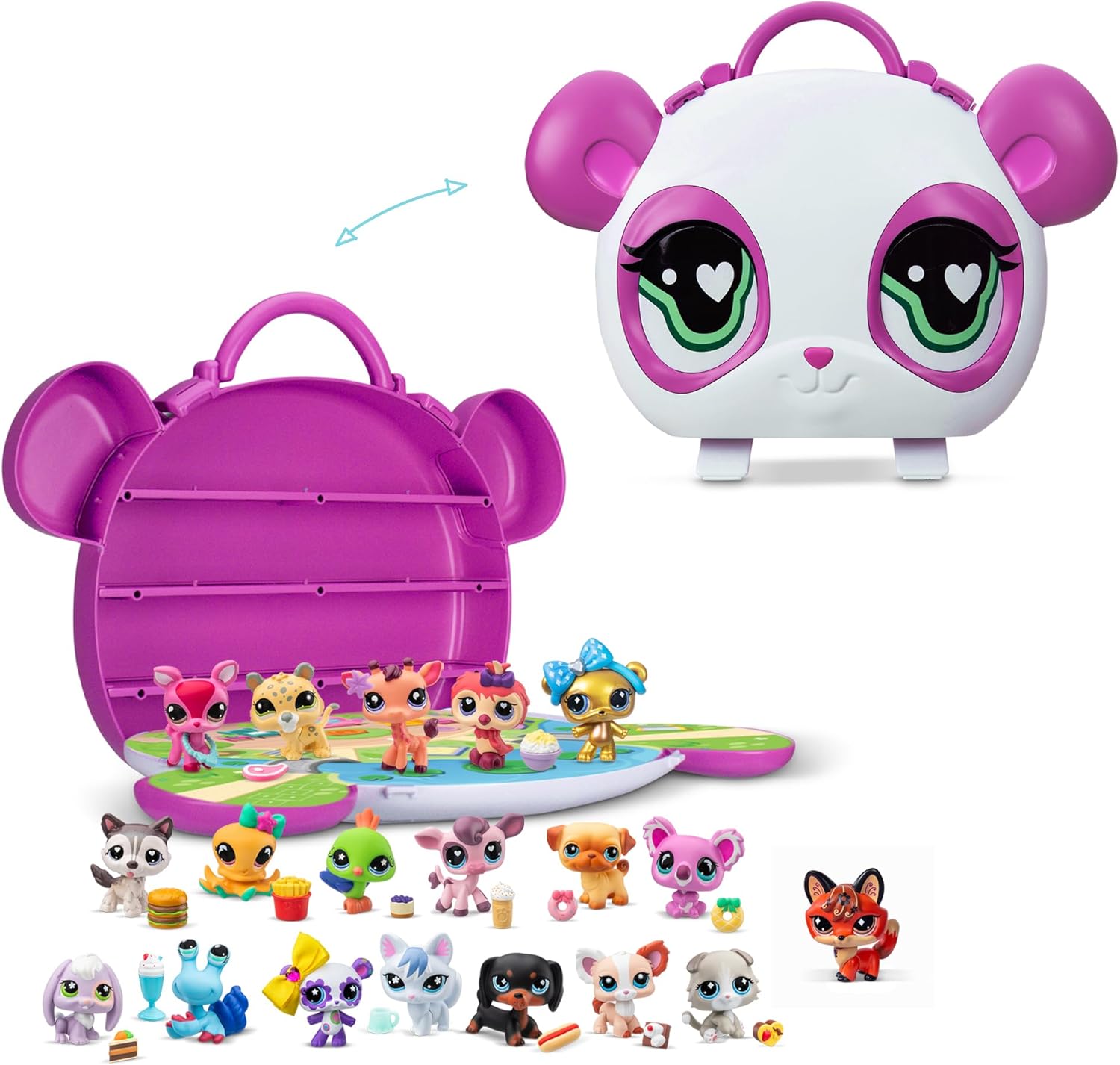 Littlest Pet Shop- Collect & Display Collection - Series 4 - Gen 7 Authentic LPS Bobble Head Toy Figure, Collectible Toy Animal, Ages 4+