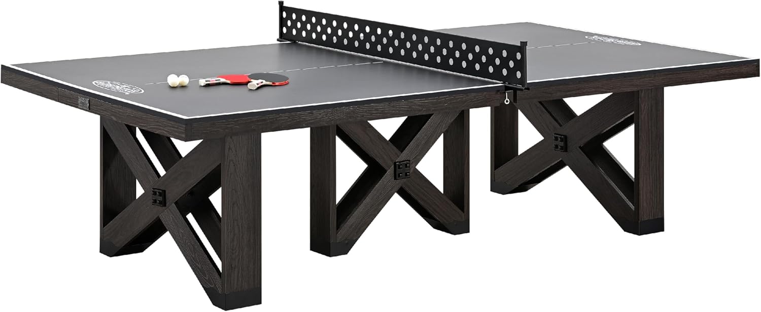 Barrington Table Tennis Multiple Style Ping Pong Tables with Metal Nets, Perfect for Family Game Rooms