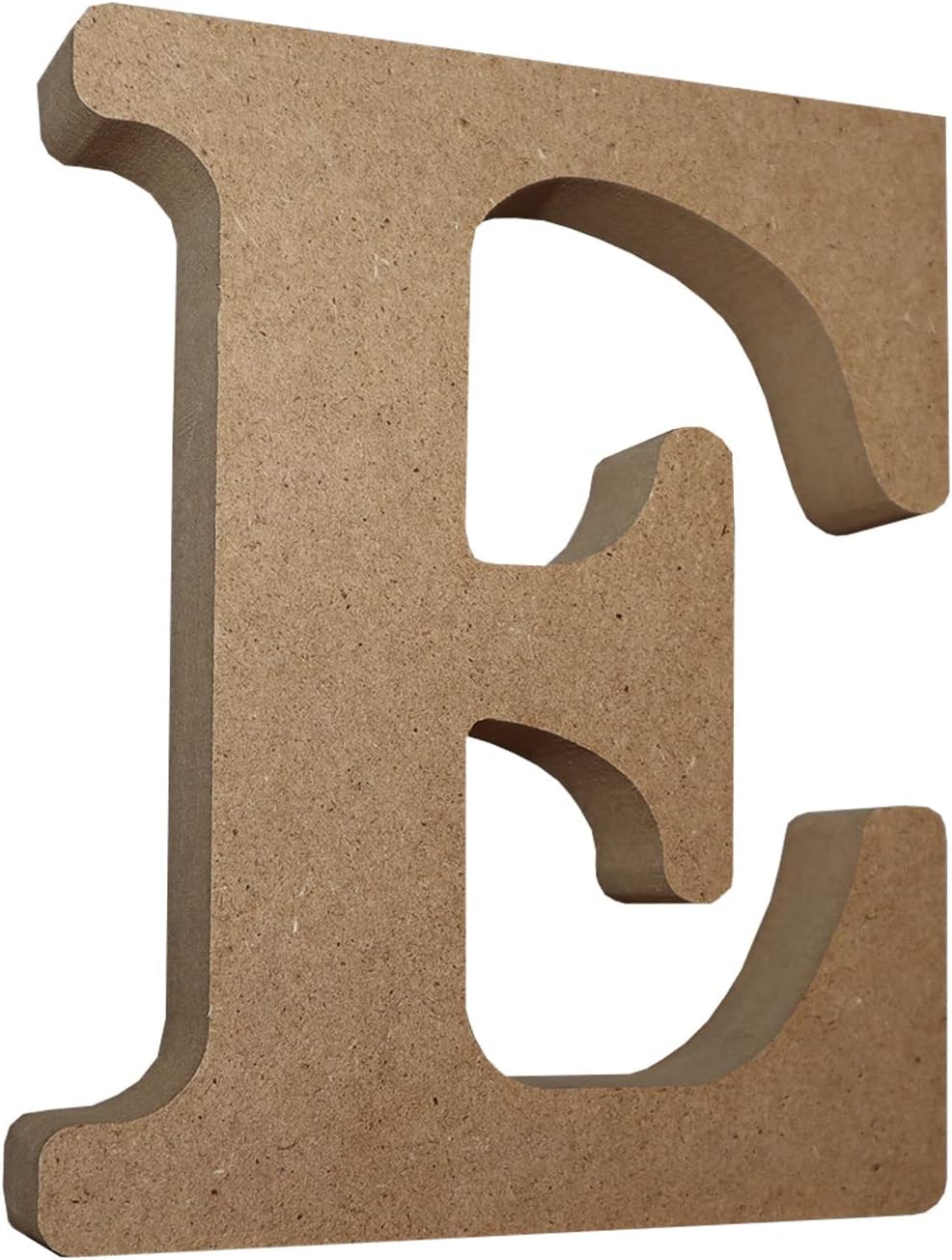 MDF Letter E - Large Free Standing Wooden Letter for Crafts & Decor - Personalised Names