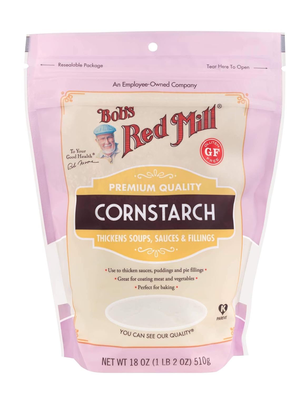 Bob's Red Mill Corn Starch, 18oz (Pack of 1) - Gluten Free, Vegan, Kosher