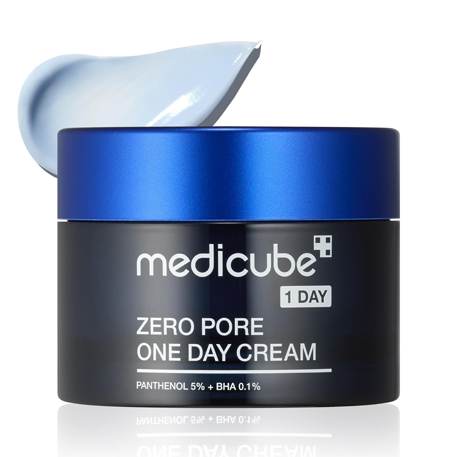 Medicube Zero Pore One-Day Cream 1.7 fl.oz - Visibly Smaller Pores, Controls Excess Oil - Pore Refining Cream with Panthenol, Salicylic Acid, and Niacinamide - Korean Skincare