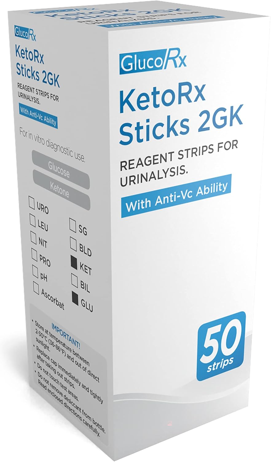 GlucoRX KetoRX Sticks 2GK