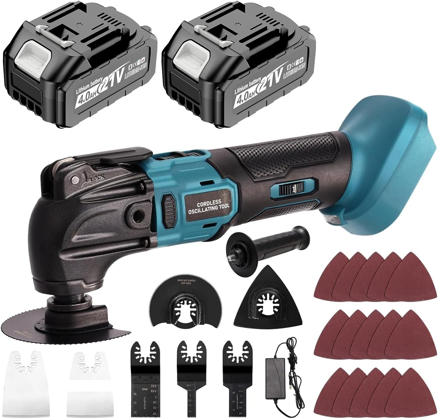 YEARTOP Cordless Oscillating Multi Tools Compatible with Makita 18V Battery
