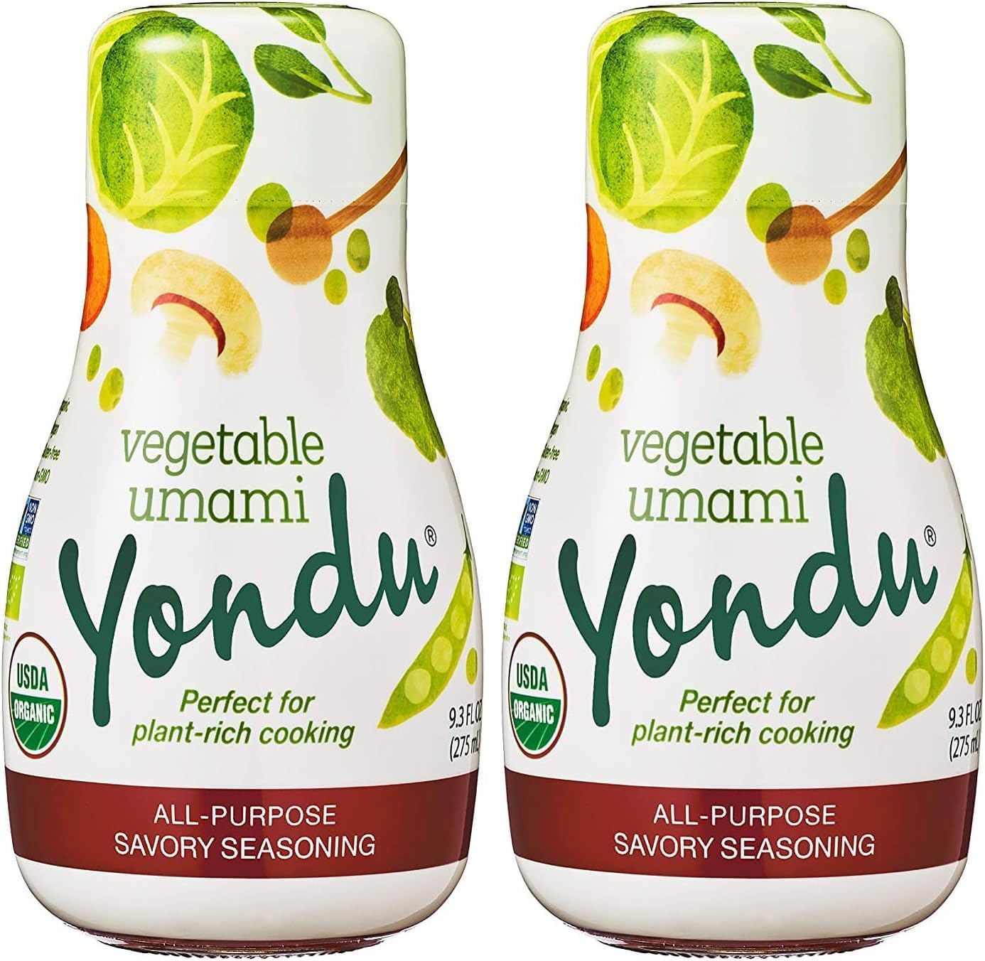 Yondu Vegetable Umami 275ml Plant-Based All-Purpose Seasoning Sauce (Pack of 2)