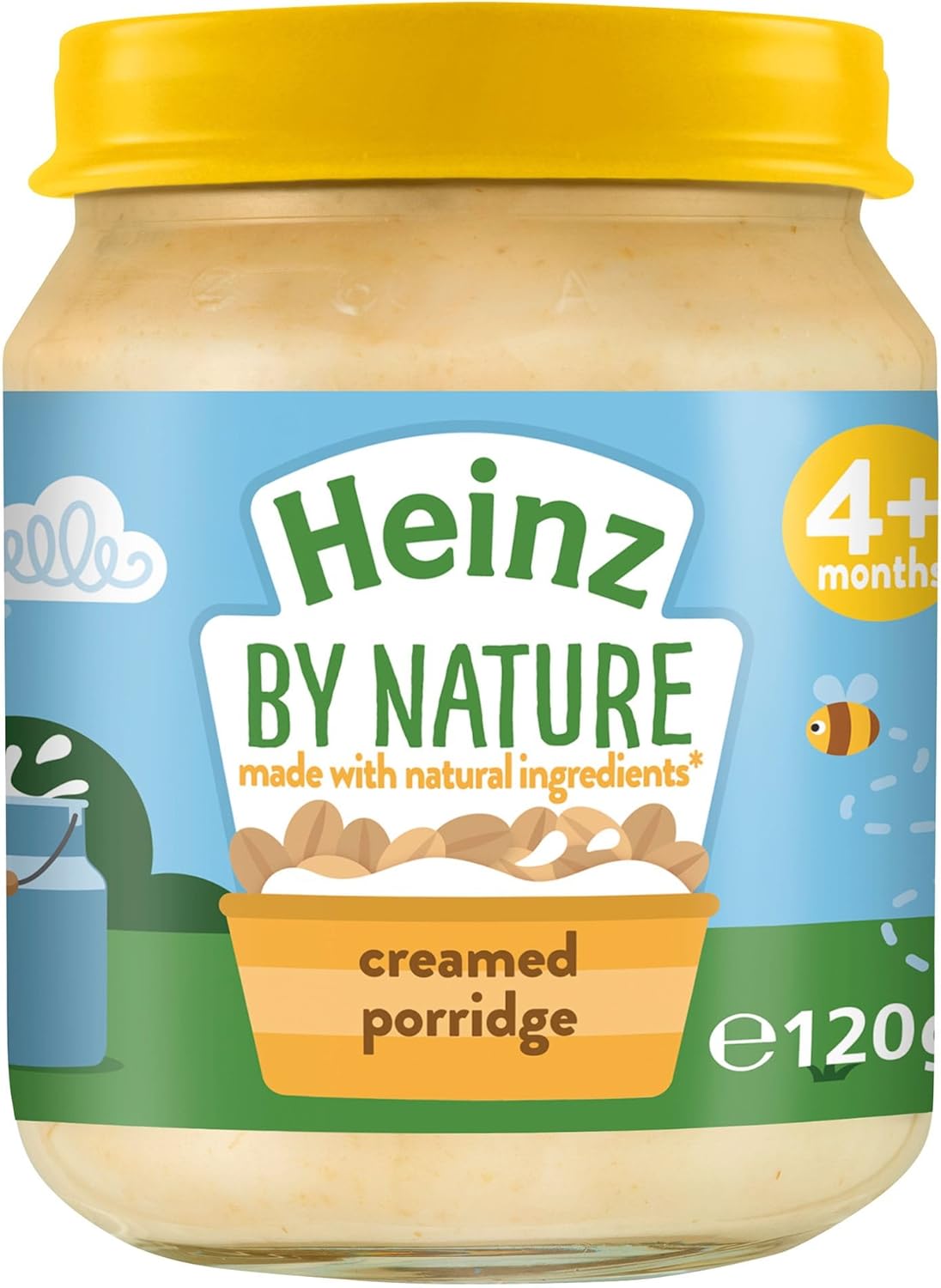 Heinz Creamed Porridge 6+ Months Baby Food Jar 6 x120g