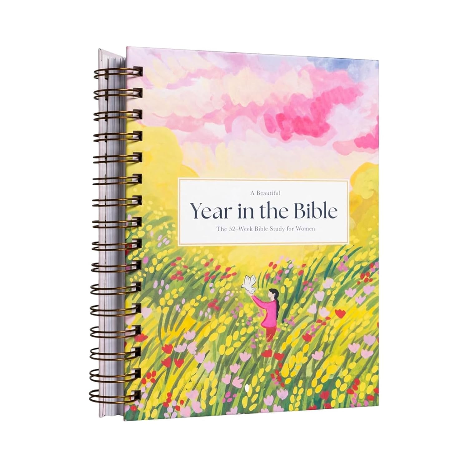 Twinsun A Beautiful Year in The Bible for Women, The 52-Week Bible Study for Women, 52-Week Women's A Year of Bible Study,Bible Study Supplies Bible Journal for Women,Bible Study Guide for Women (A)