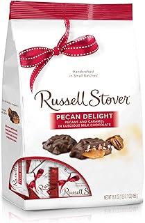 Russell Stover, Milk Chocolate Pecan Delight, Gusset Bag, 16.1 oz. (28 Pieces)