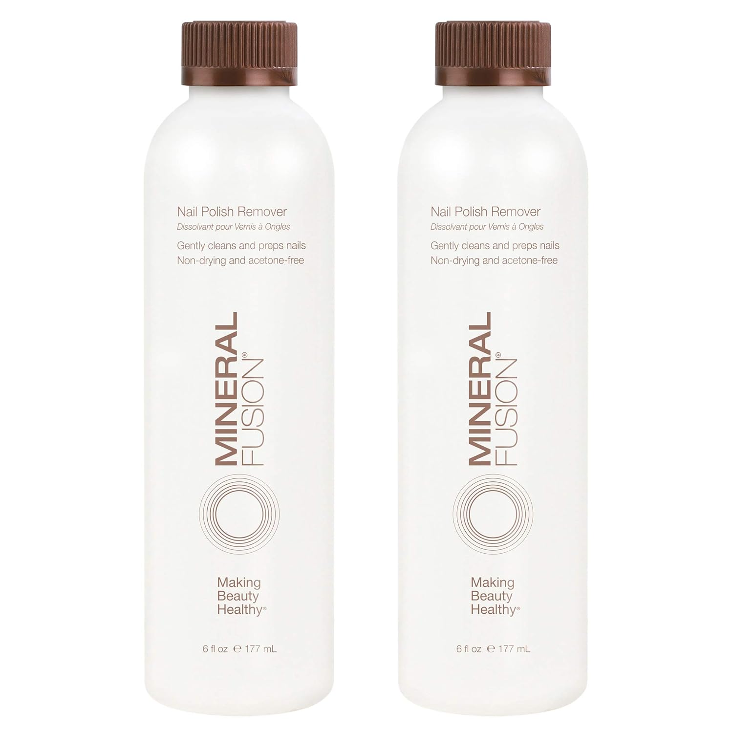 Mineral Fusion Nail Polish Remover, 6 fl oz, 2 count